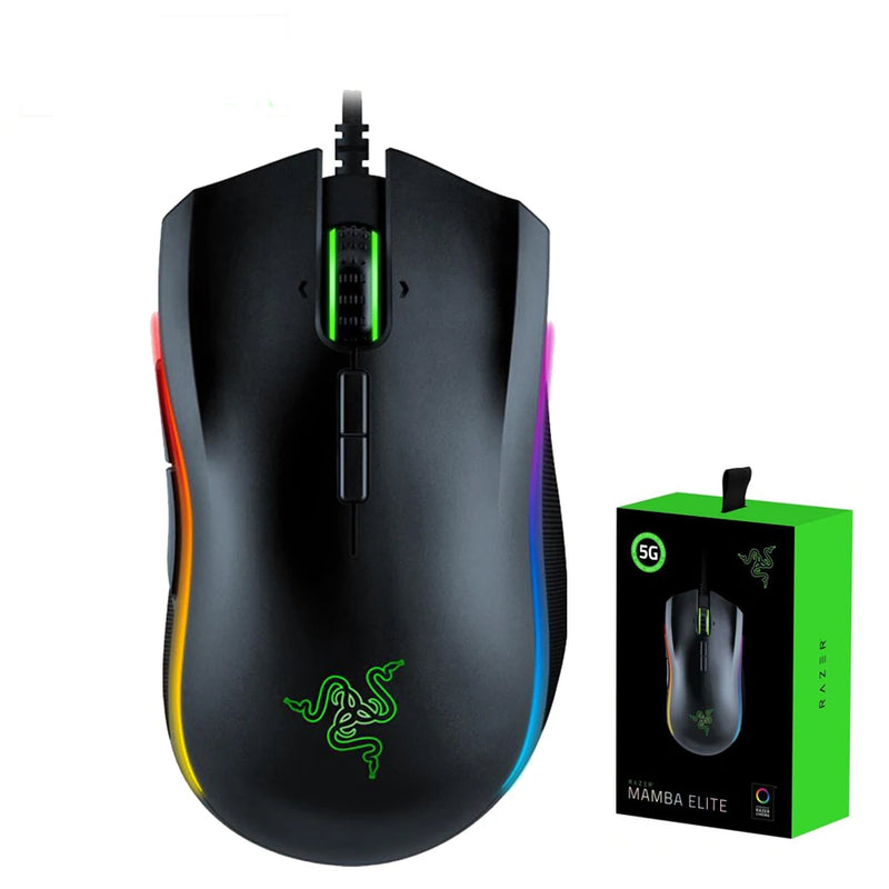 Razer Mamba Elite Edition.Gaming Mouse, 16000 DPI, Chorma Light, Brand New in Retail BOX