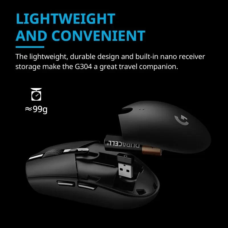 Logitech G304 G305  Wireless Mouse Gaming Esports Peripheral Programmable Office Desktop Laptop Mouse LOL